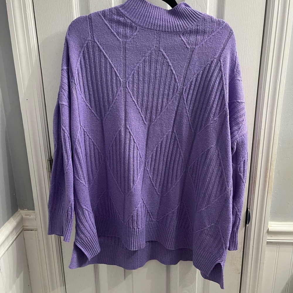 Purple tunic sweater Shop the Mint size medium
